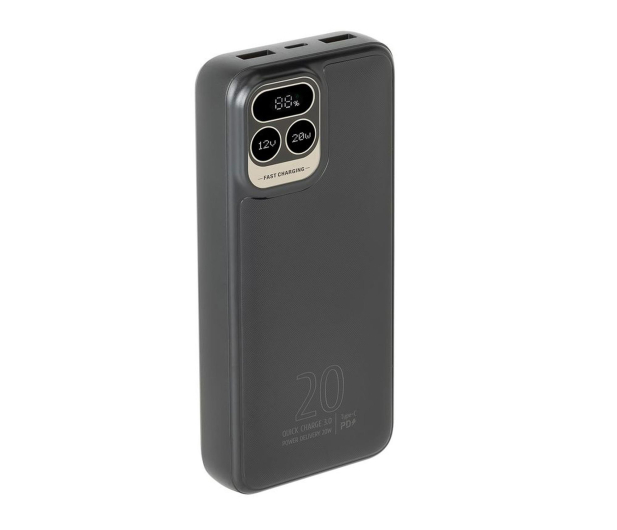 RIVACASE Powerbank VA2585 30000 mAh 20W czarny - 1503831 - zdjęcie
